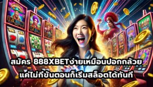 สมัคร 888XBETง่ายเหมือนปอกกล้วย แค่ไม่กี่ขั้นตอนก็เริ่มสล็อตได้ทันที